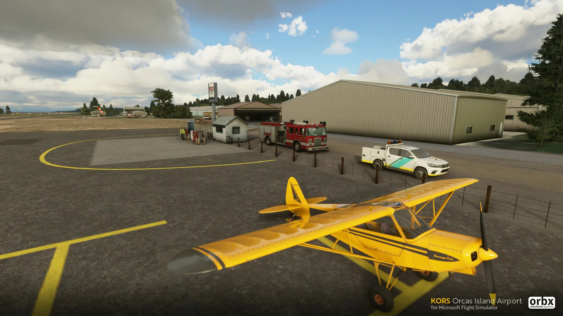 Аэропорт KORS ( Оркас, США )