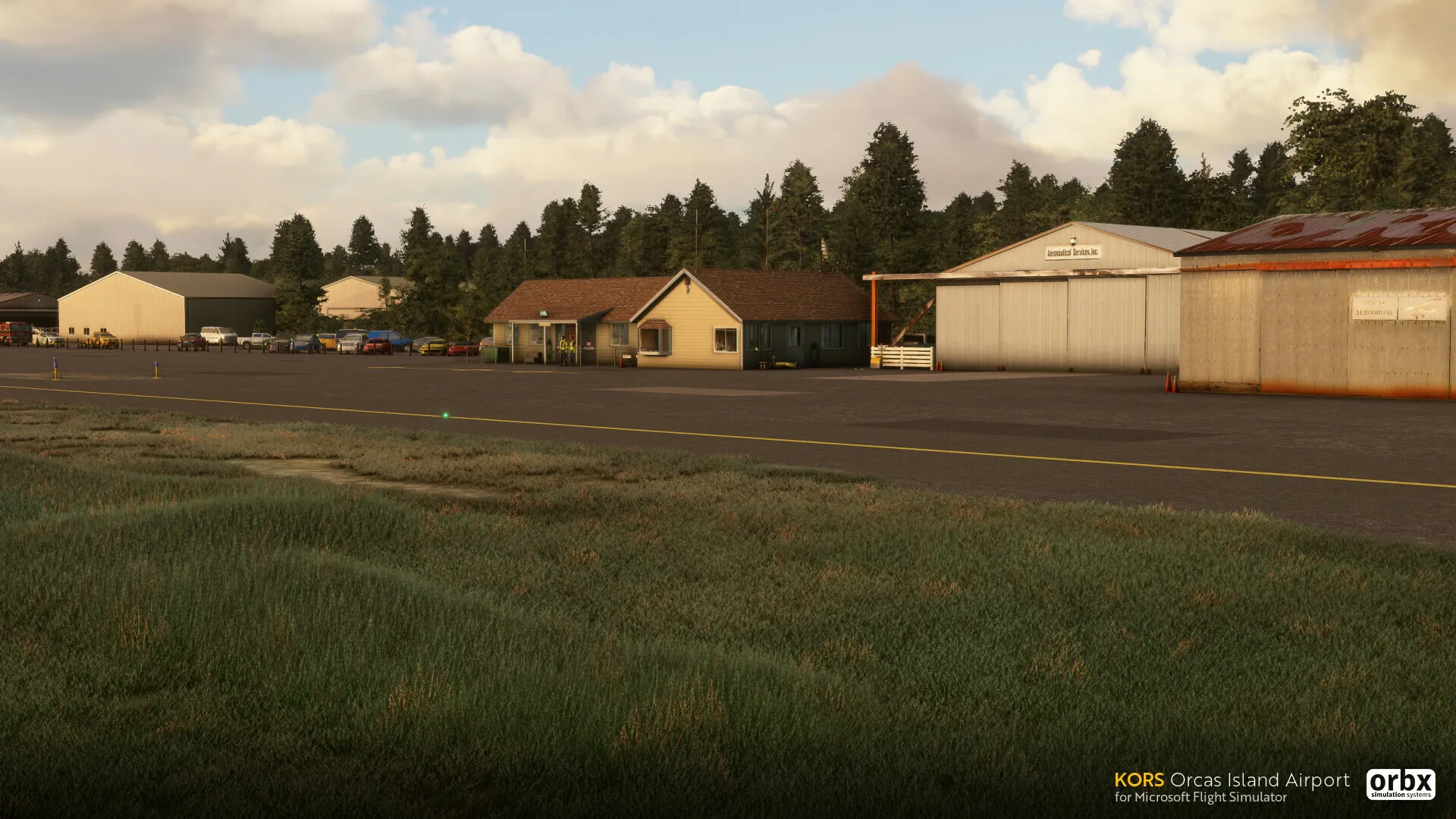 Аэропорт KORS ( Оркас, США )