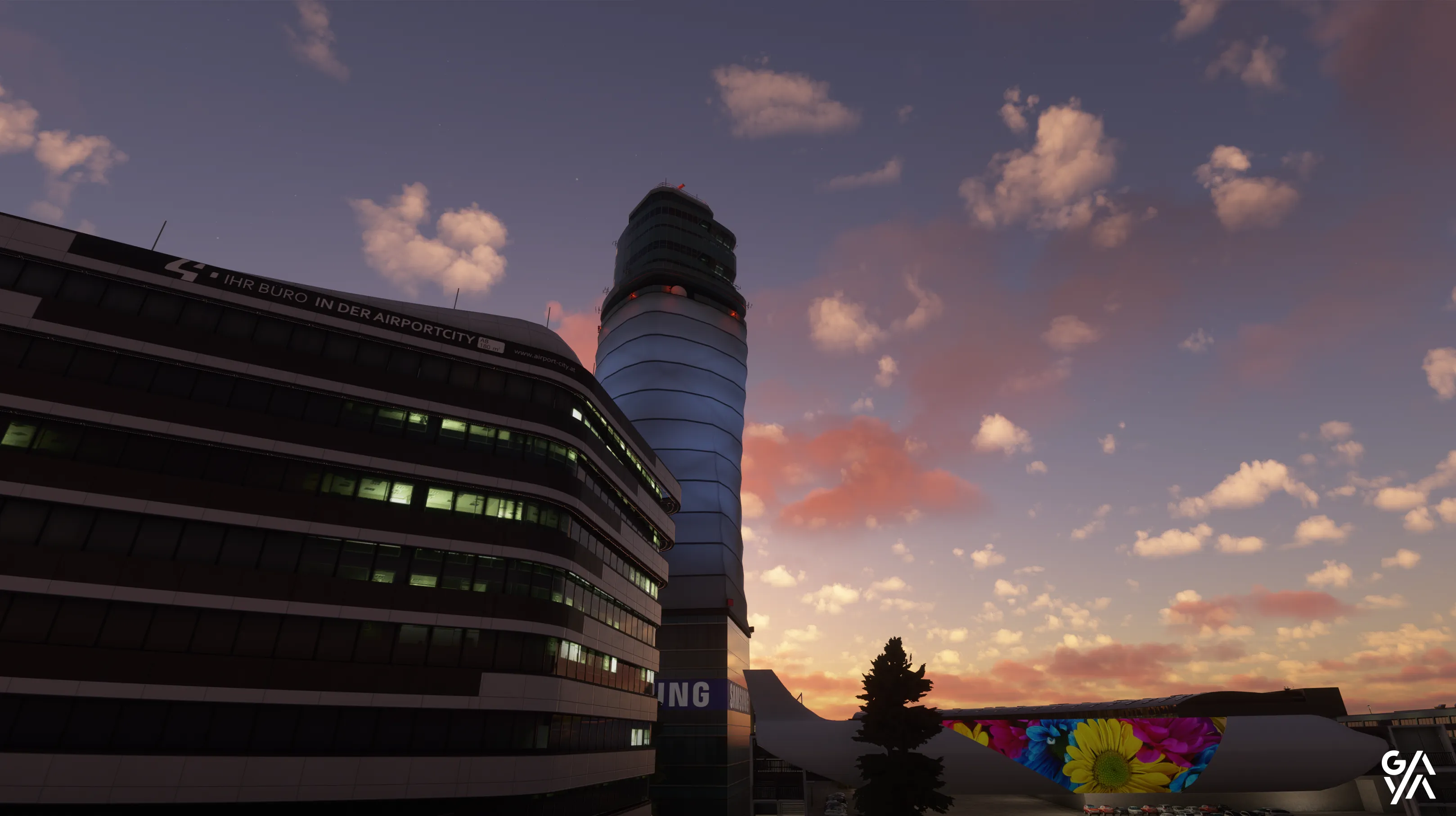 Аэропорт LOWW ( Вена, Австрия )