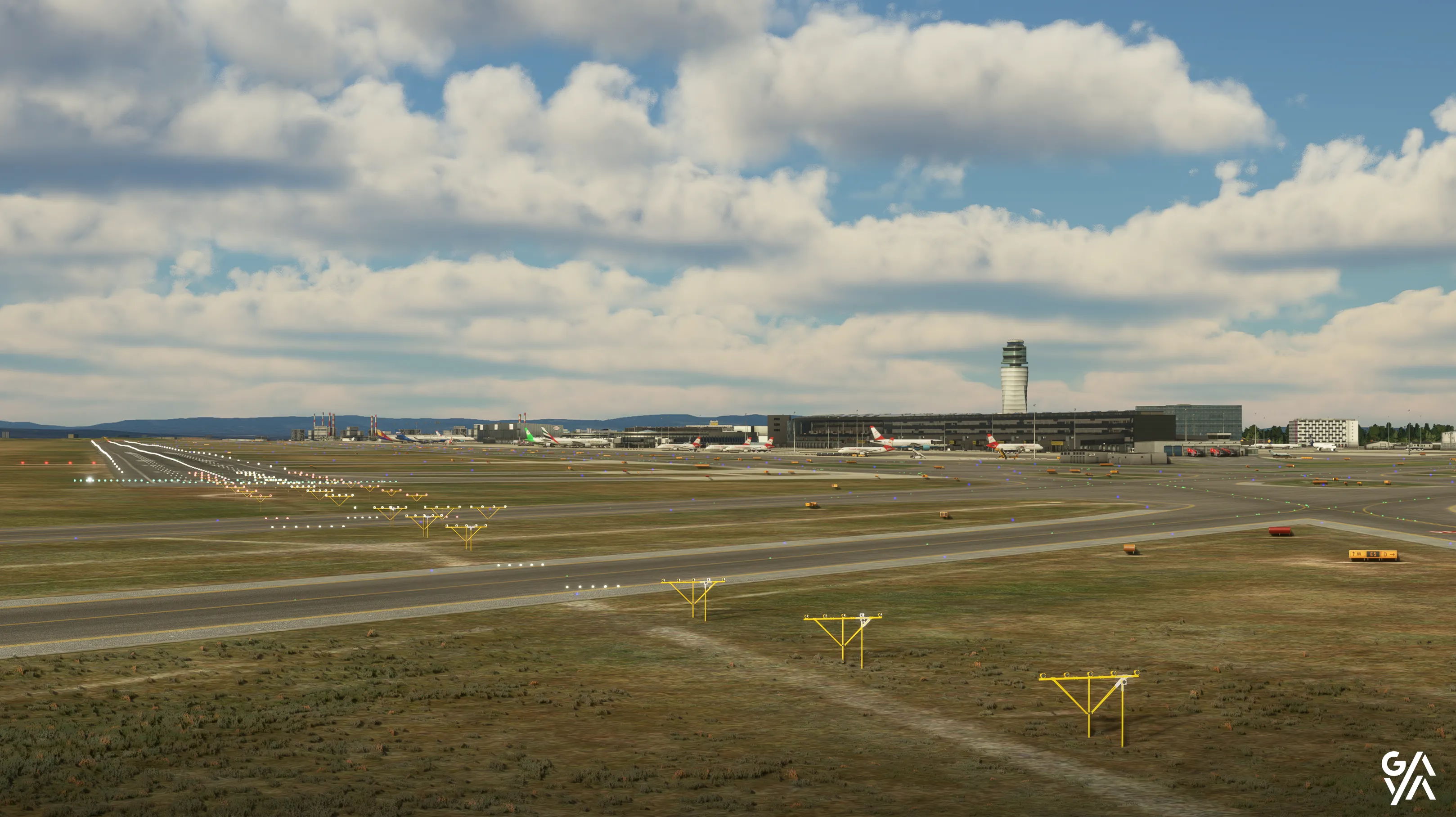 Аэропорт LOWW ( Вена, Австрия )