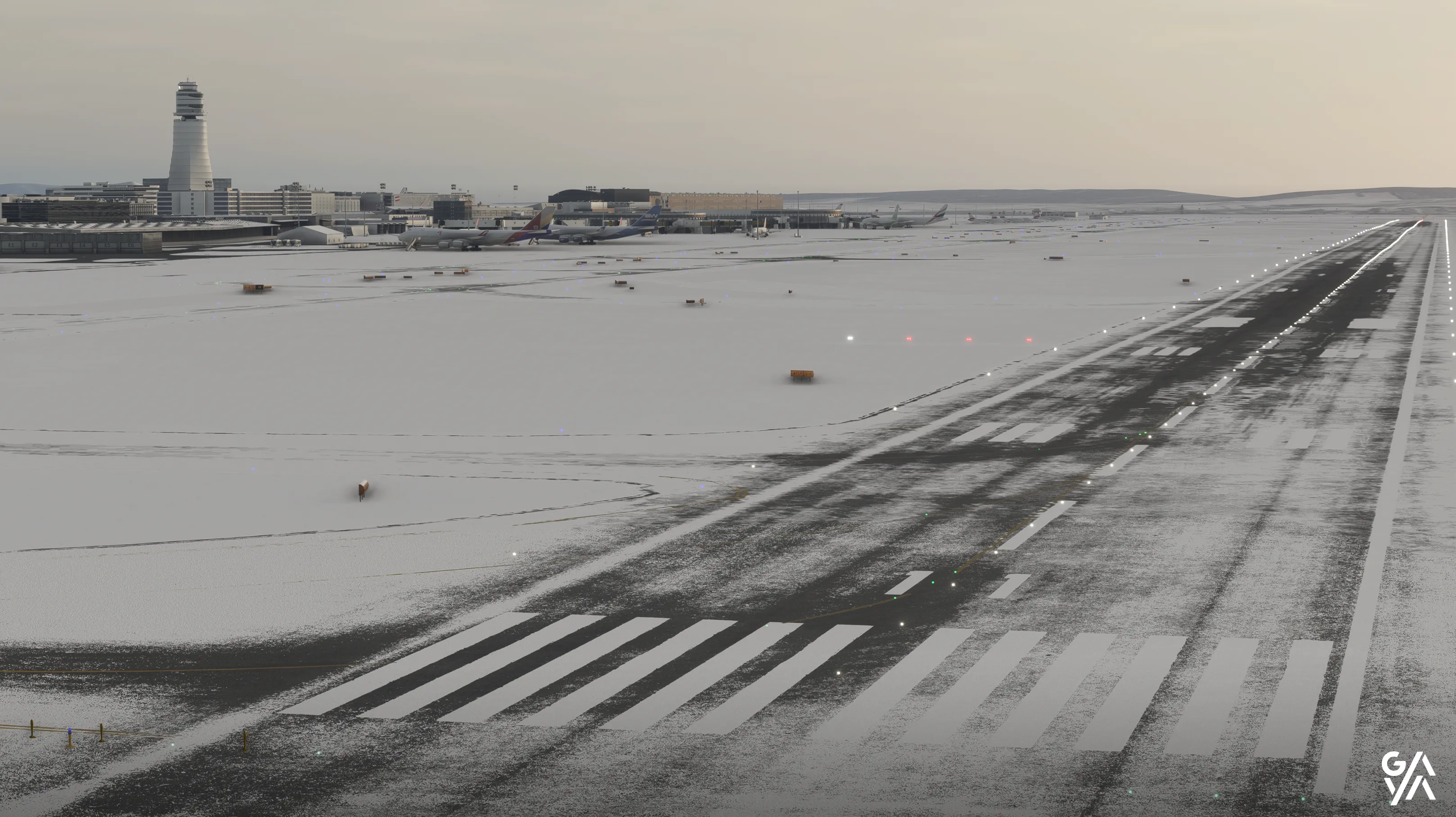 Аэропорт LOWW ( Вена, Австрия )