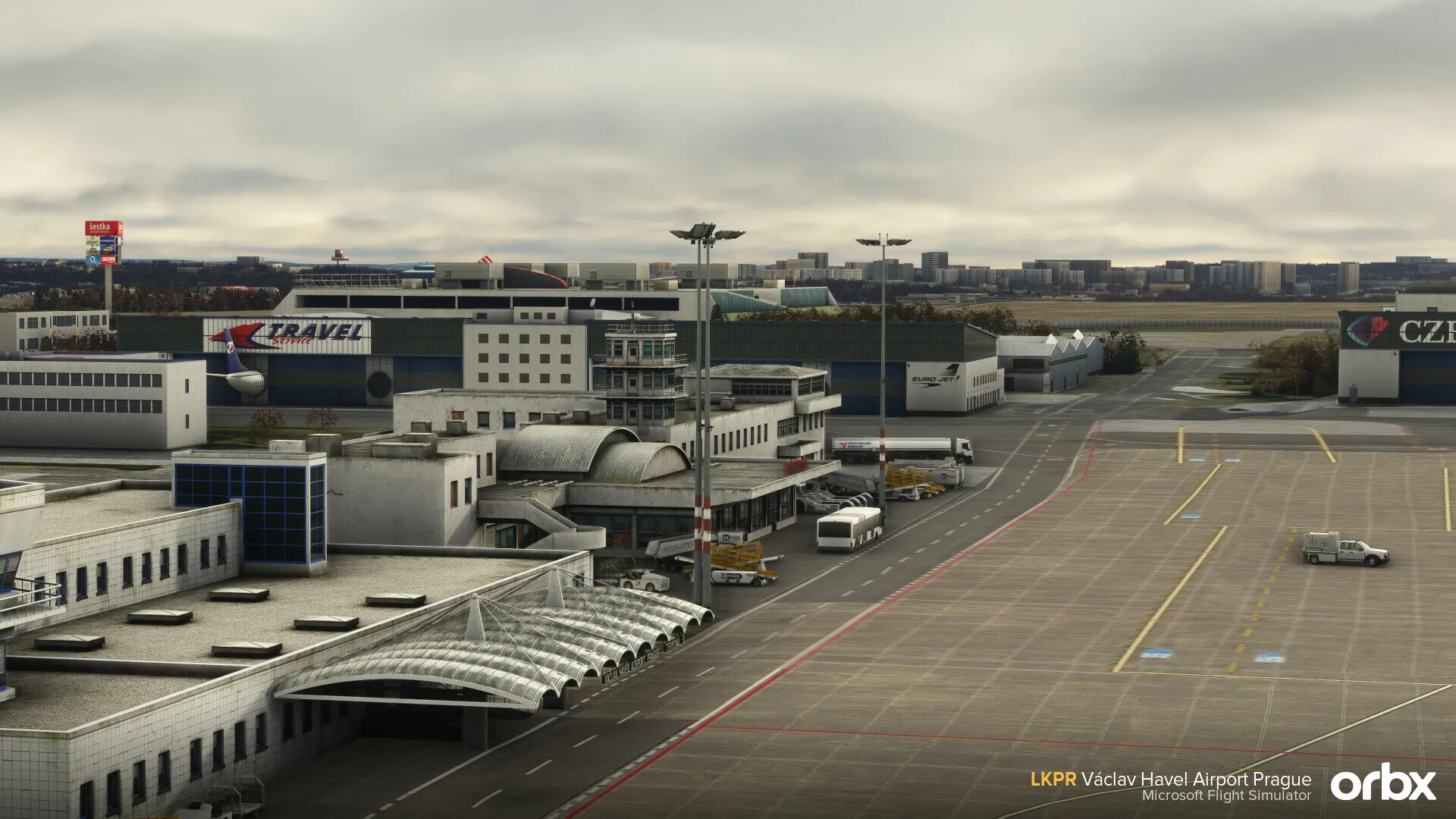 Аэропорт LKPR ( Прага, Чехия )
