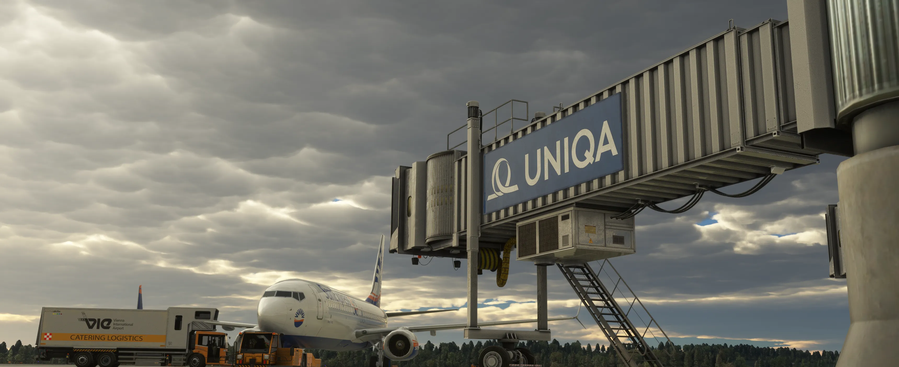 Аэропорт LOWW ( Вена, Австрия )