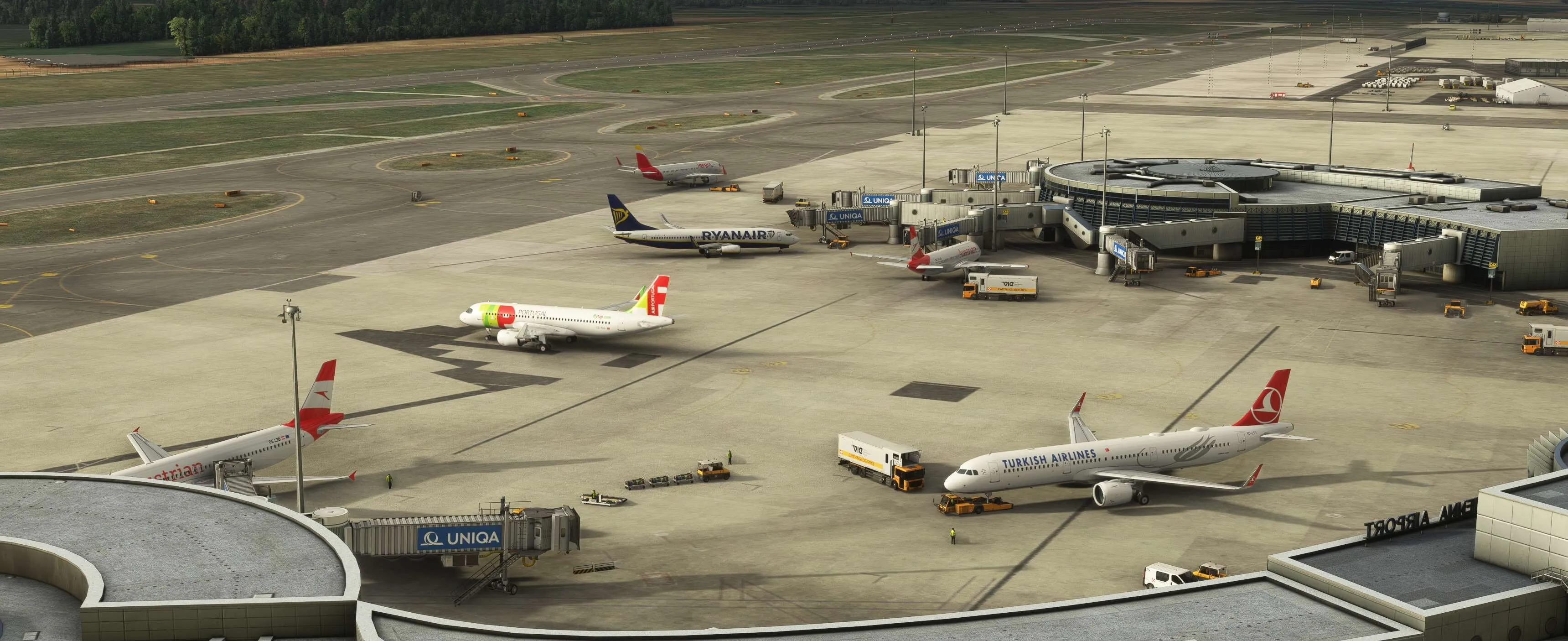 Аэропорт LOWW ( Вена, Австрия )