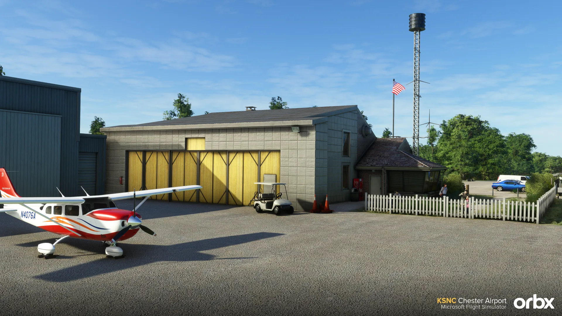 Аэропорт KSNC ( Честер, США )