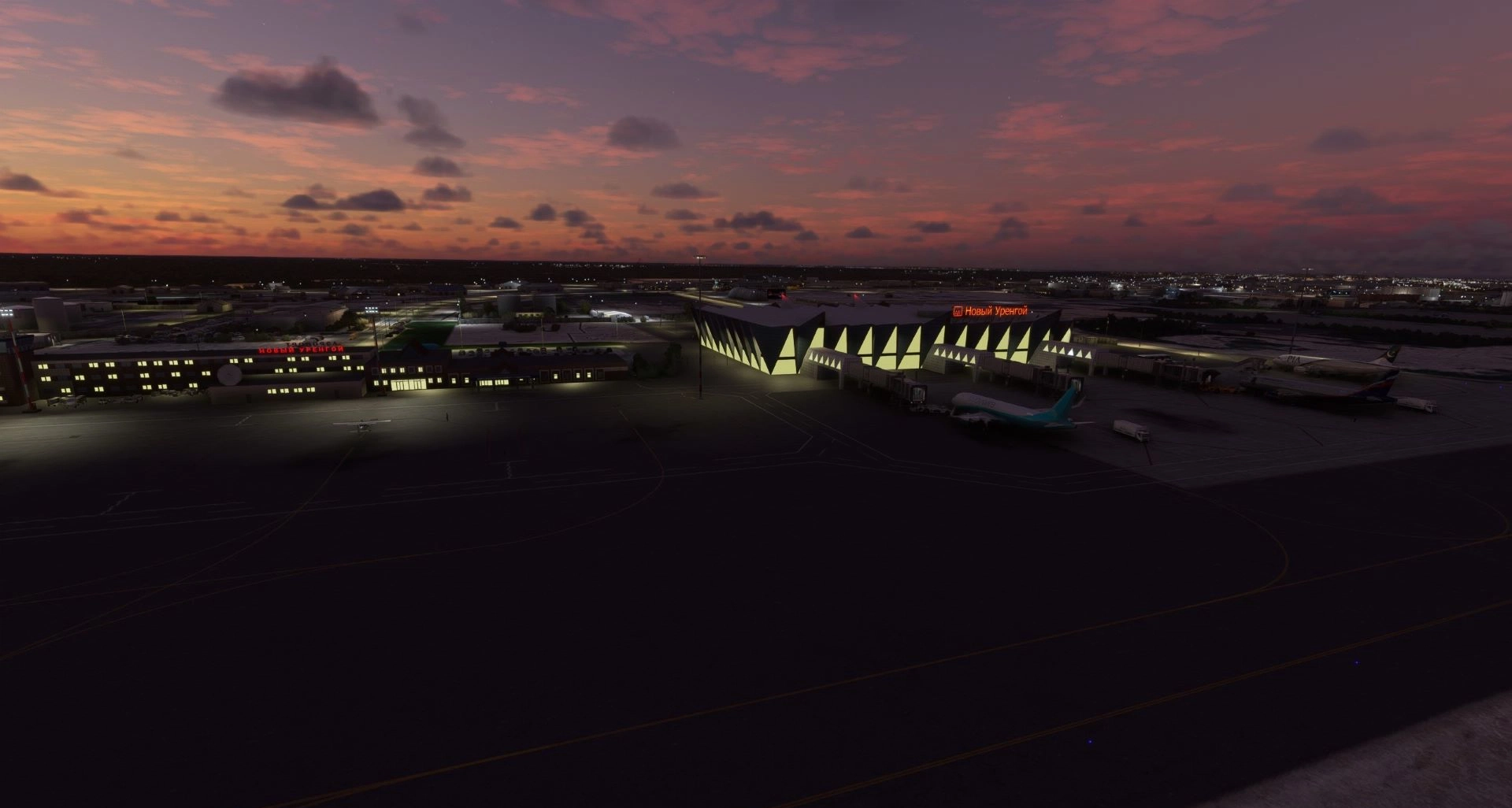 Аэропорт USMU ( Новый Уренгой, Россия )