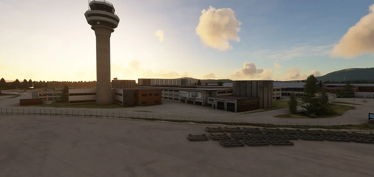 Аэропорт ENVA ( Тронхейм, Норвегия )