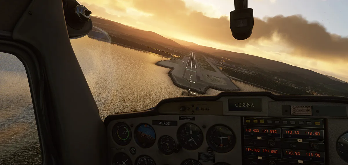 Аэропорт ENVA ( Тронхейм, Норвегия )