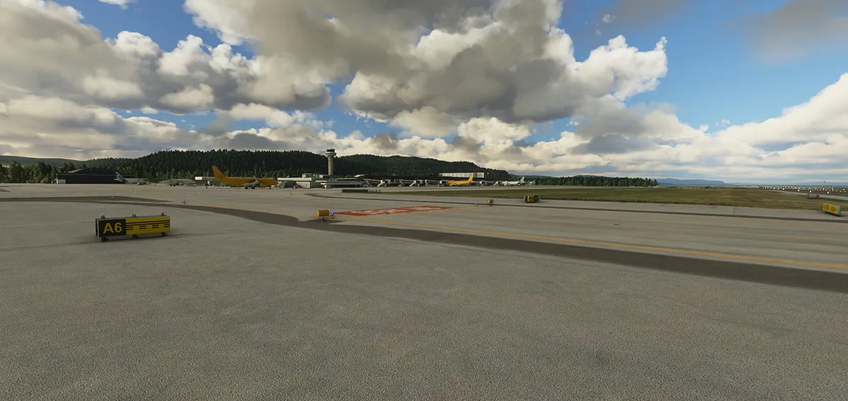 Аэропорт ENVA ( Тронхейм, Норвегия )