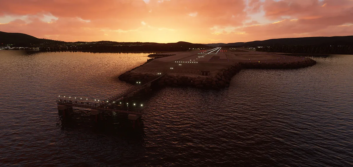 Аэропорт ENVA ( Тронхейм, Норвегия )