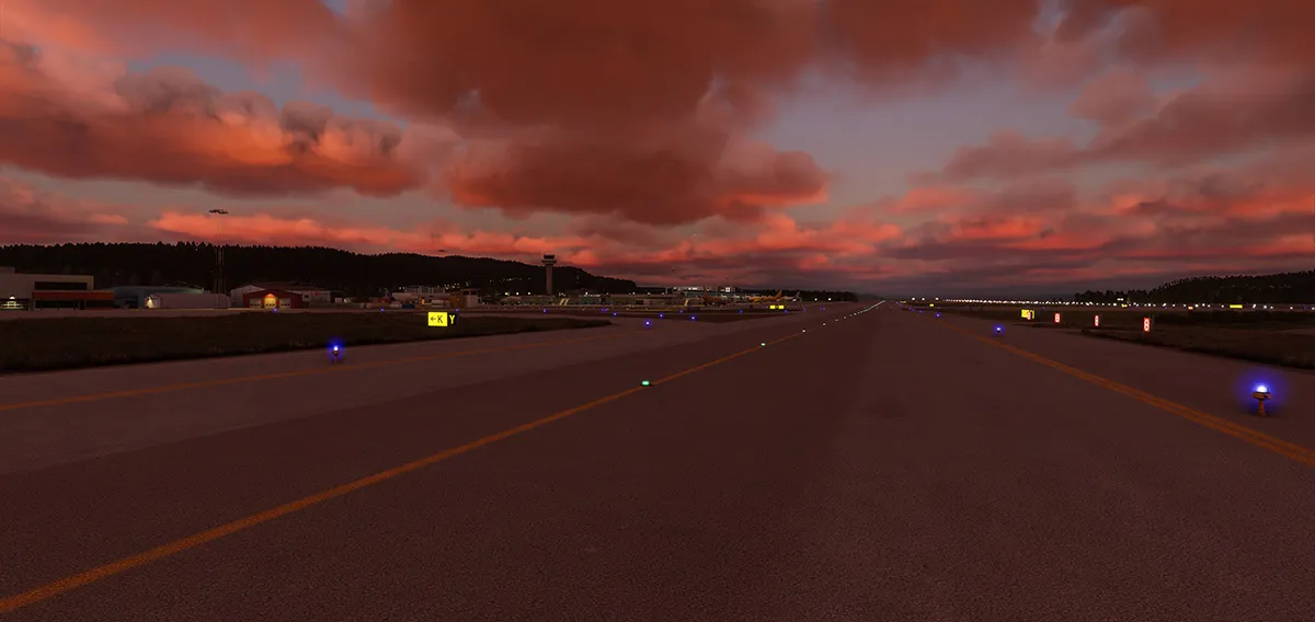 Аэропорт ENVA ( Тронхейм, Норвегия )