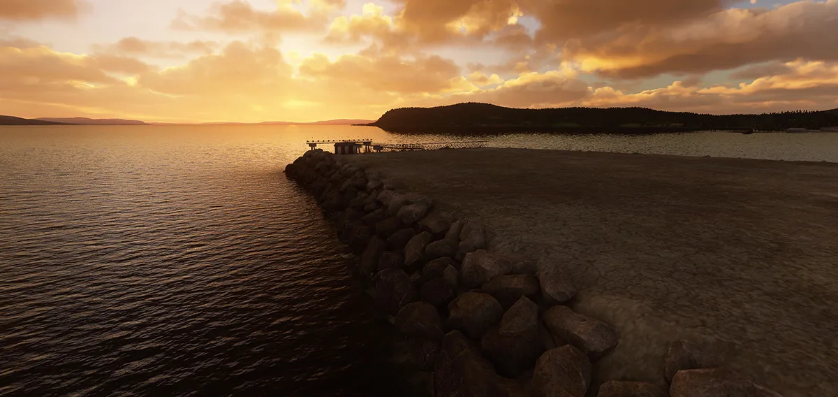 Аэропорт ENVA ( Тронхейм, Норвегия )