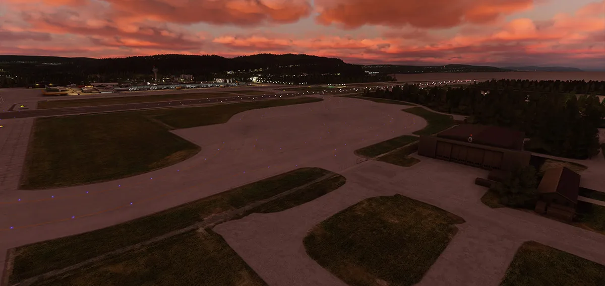 Аэропорт ENVA ( Тронхейм, Норвегия )