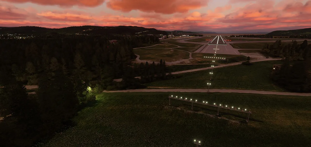 Аэропорт ENVA ( Тронхейм, Норвегия )