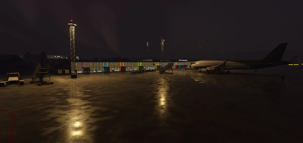 Аэропорт ENVA ( Тронхейм, Норвегия )