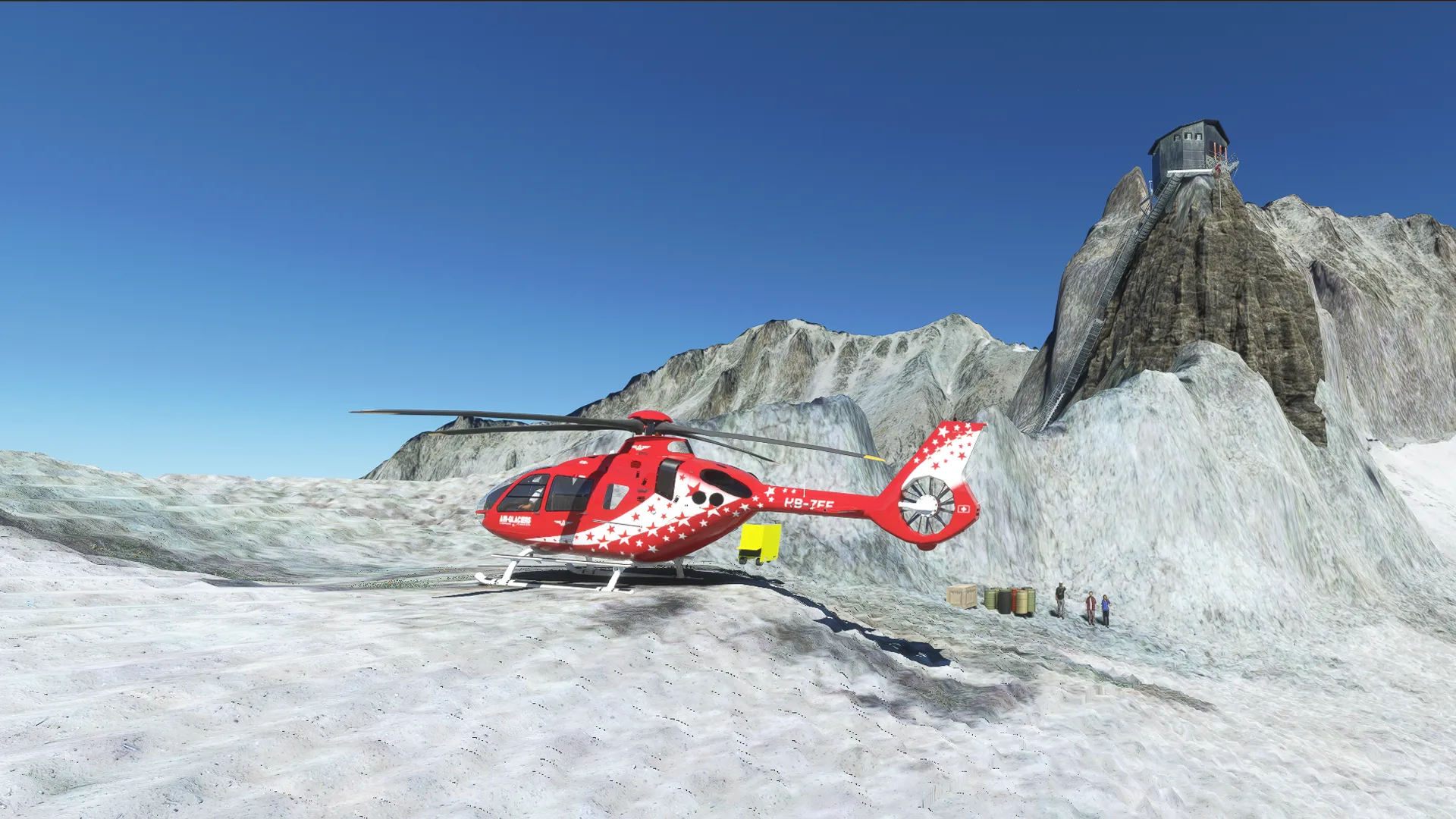 Хелипорты LSXX ( Альпы, Швейцария )