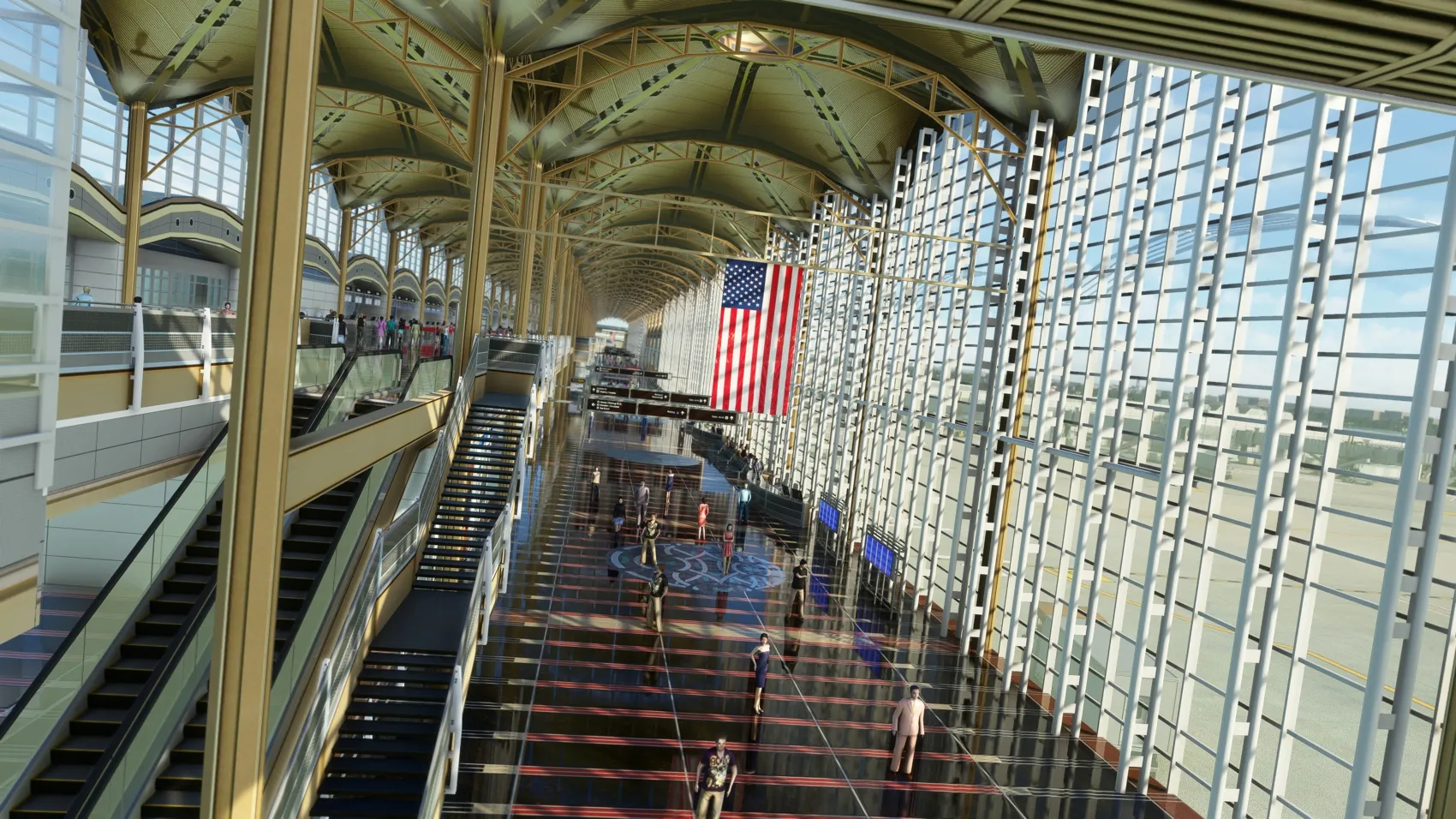 Аэропорт KDCA ( Арлингтон, США )