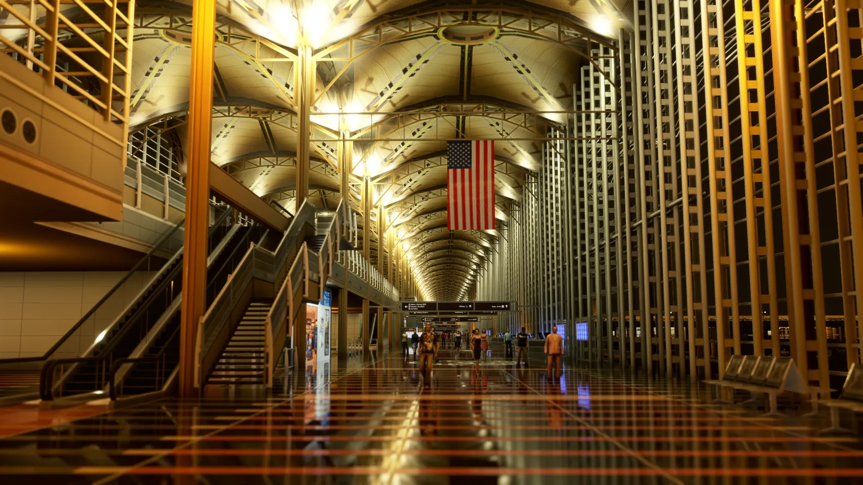 Аэропорт KDCA ( Арлингтон, США )