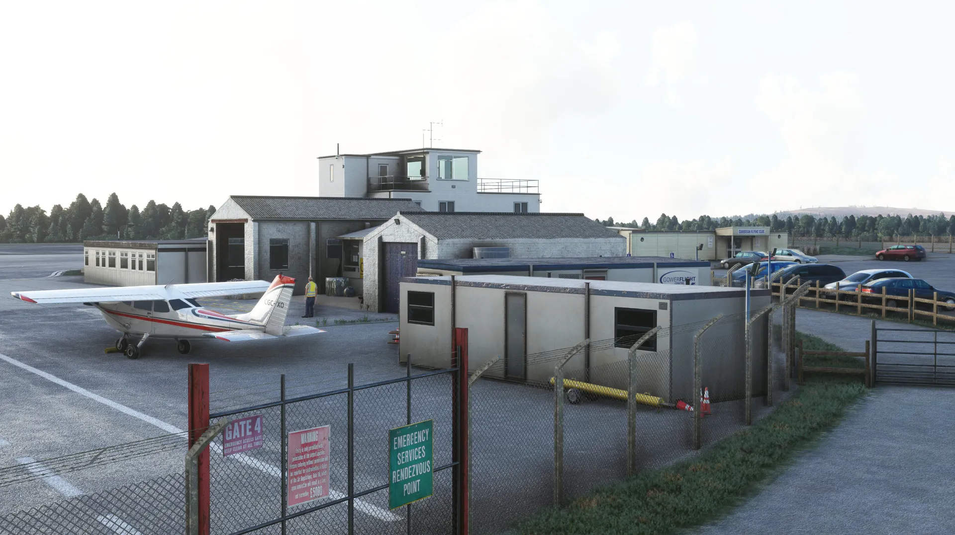 Аэропорт EGFH ( Свонси, Великобритания )