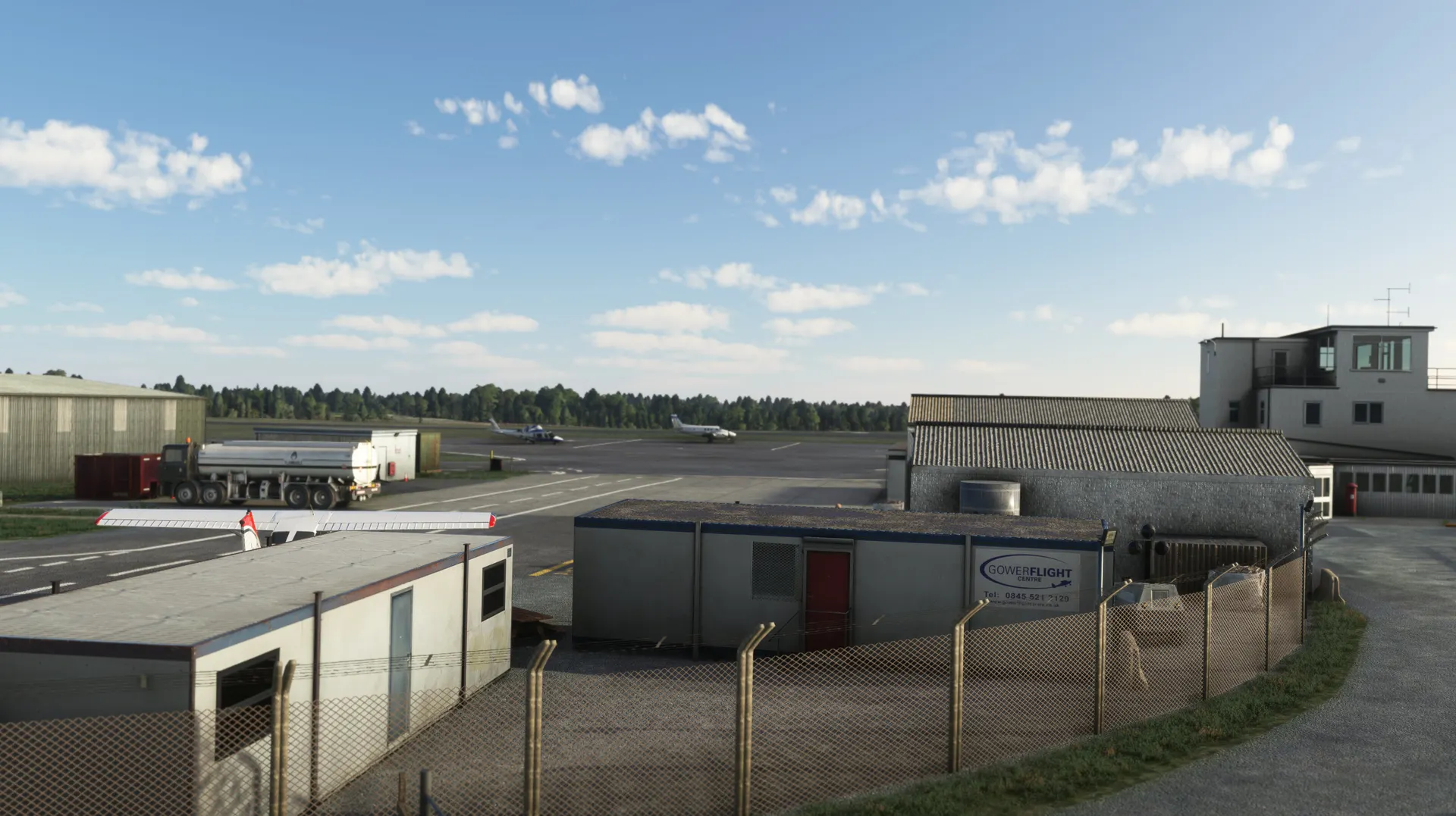 Аэропорт EGFH ( Свонси, Великобритания )