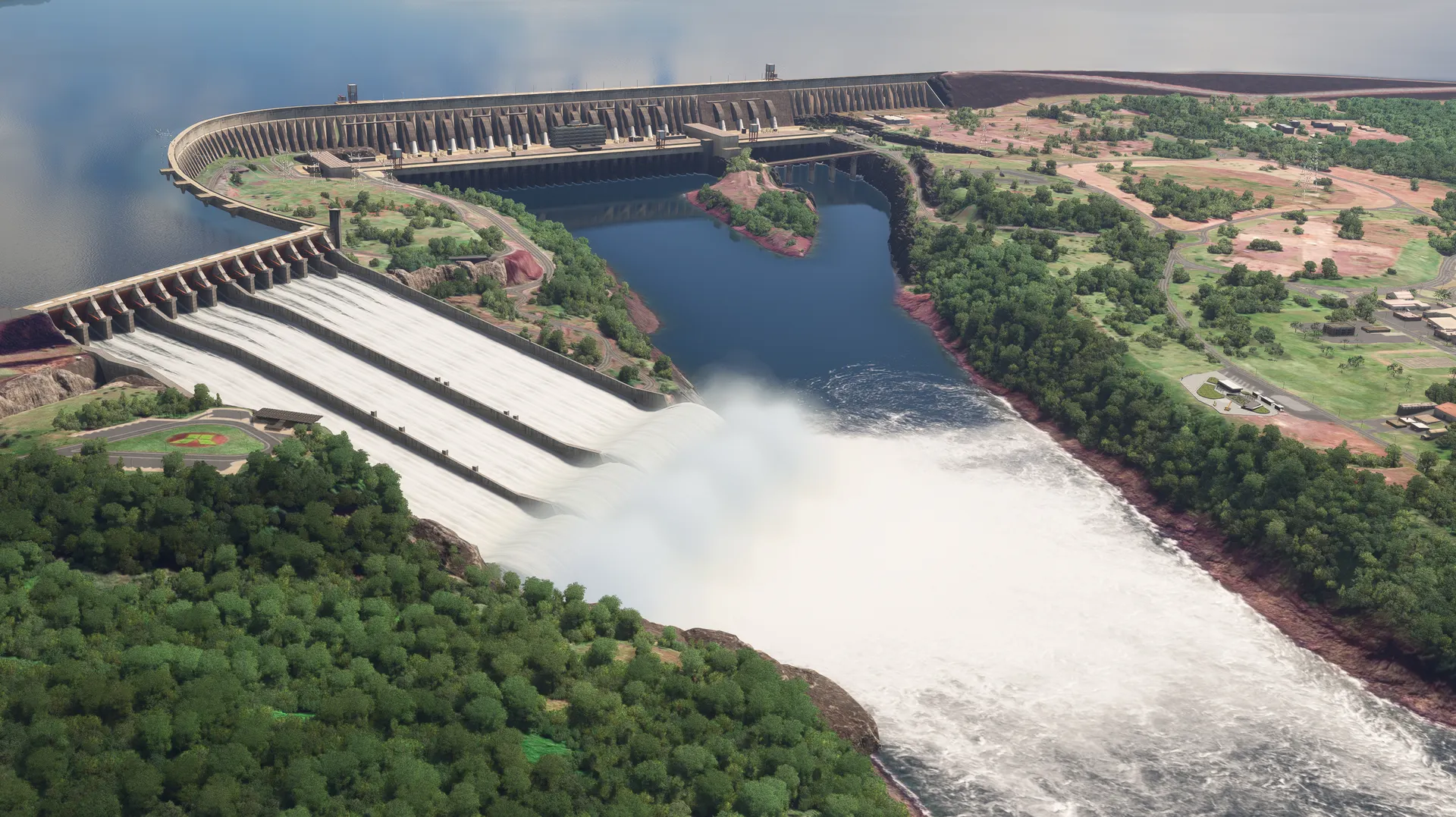 Плотина Итайпу, Водопады Игуасу лендмарки, Бразилия