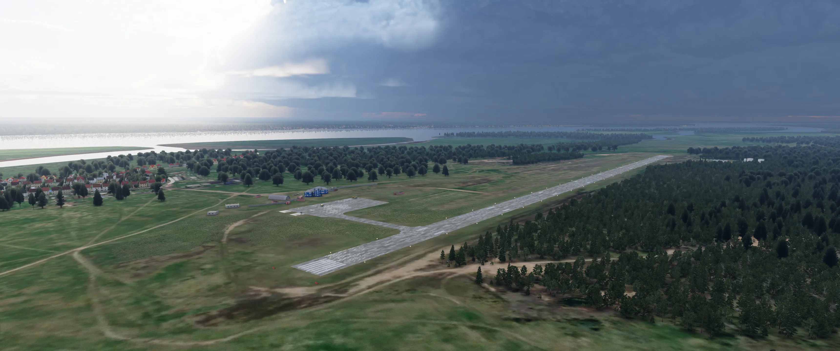 Аэропорт ULAE ( Мезень, Россия )