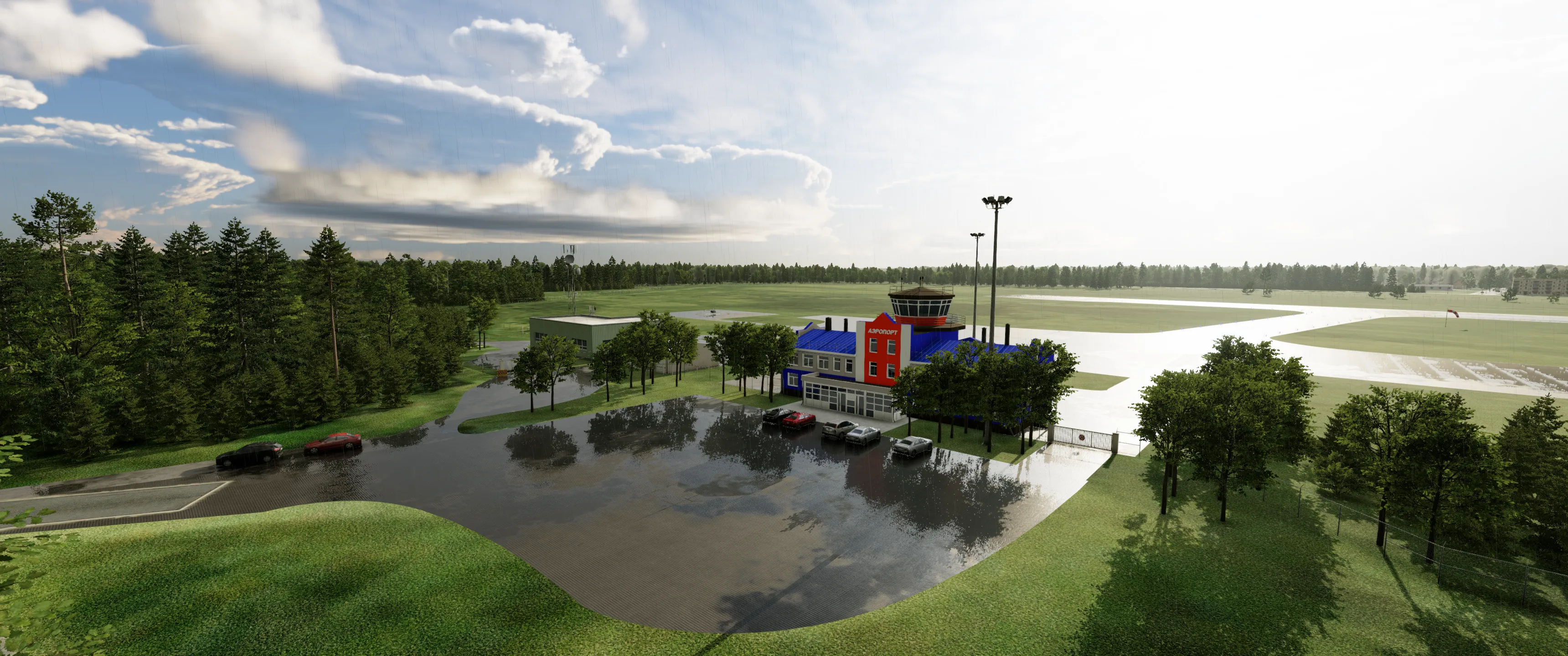 Аэропорт ULWU ( Великий Устюг, Россия )