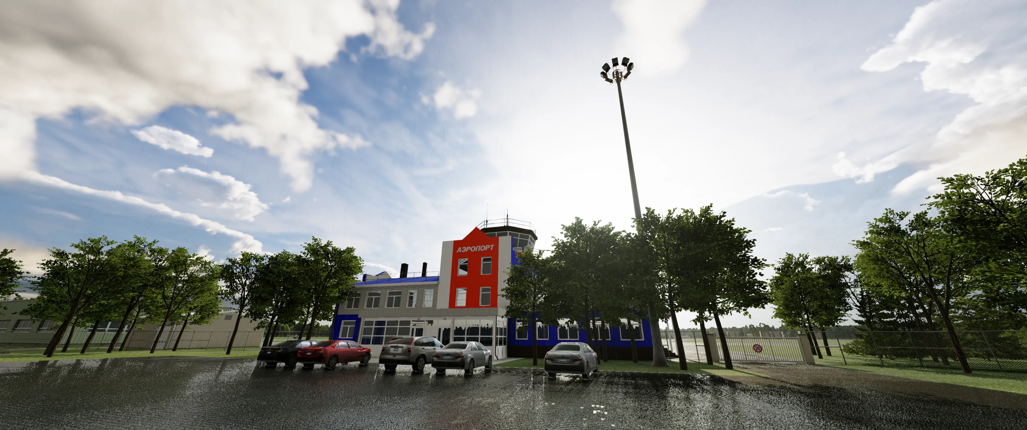 Аэропорт ULWU ( Великий Устюг, Россия )