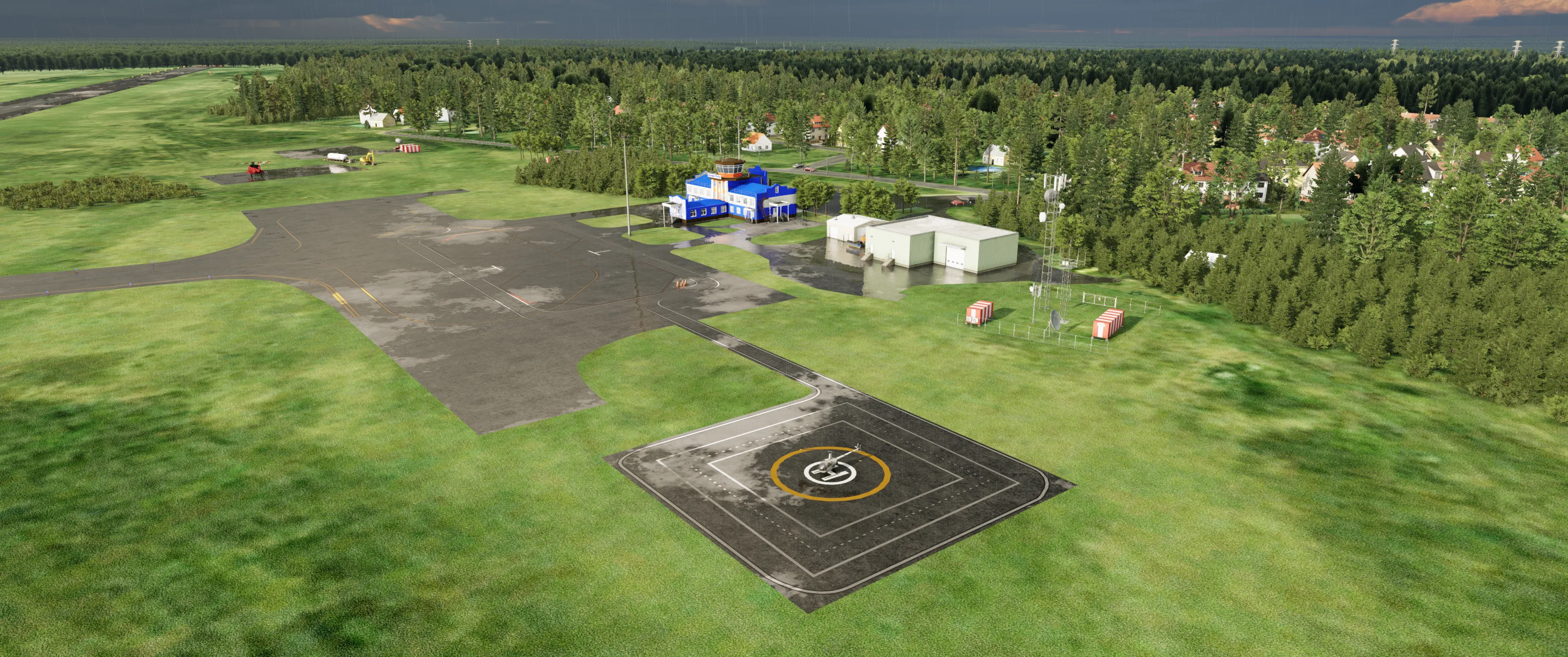 Аэропорт ULWU ( Великий Устюг, Россия )