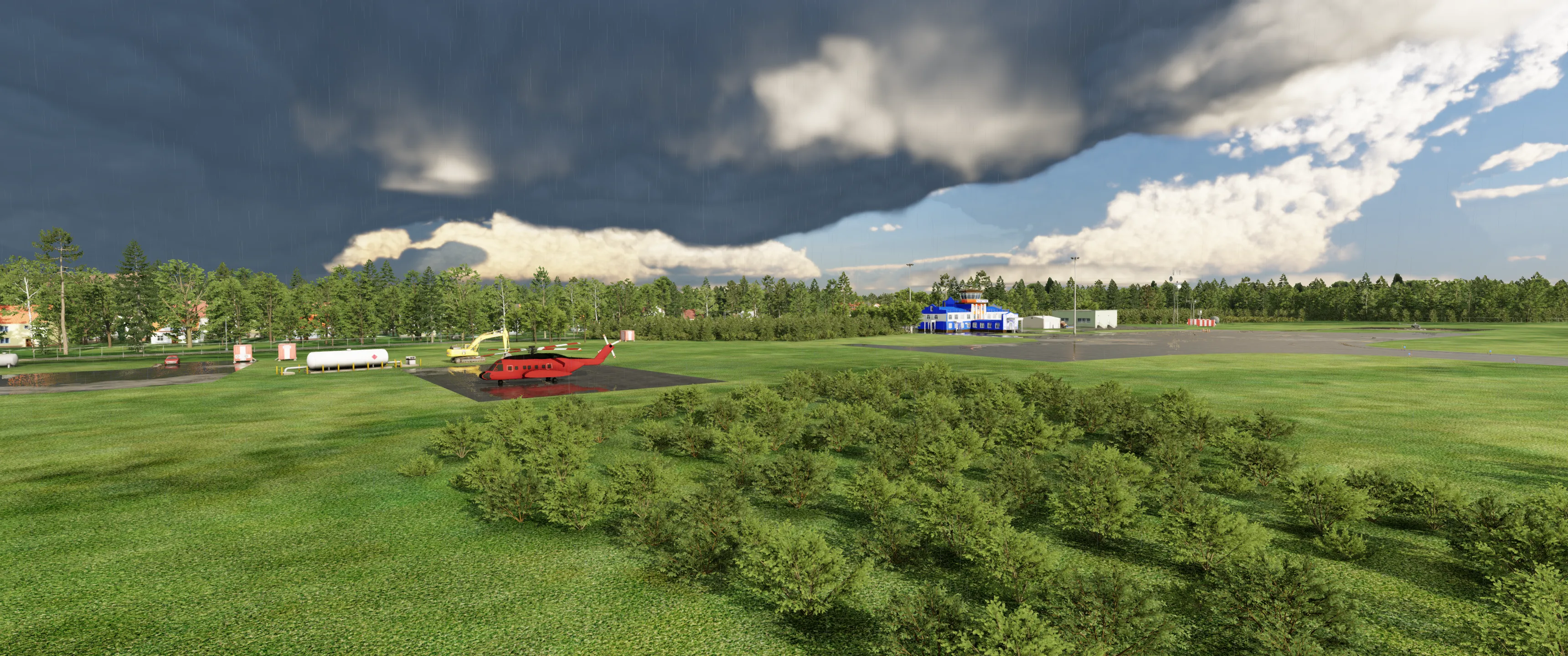 Аэропорт ULWU ( Великий Устюг, Россия )