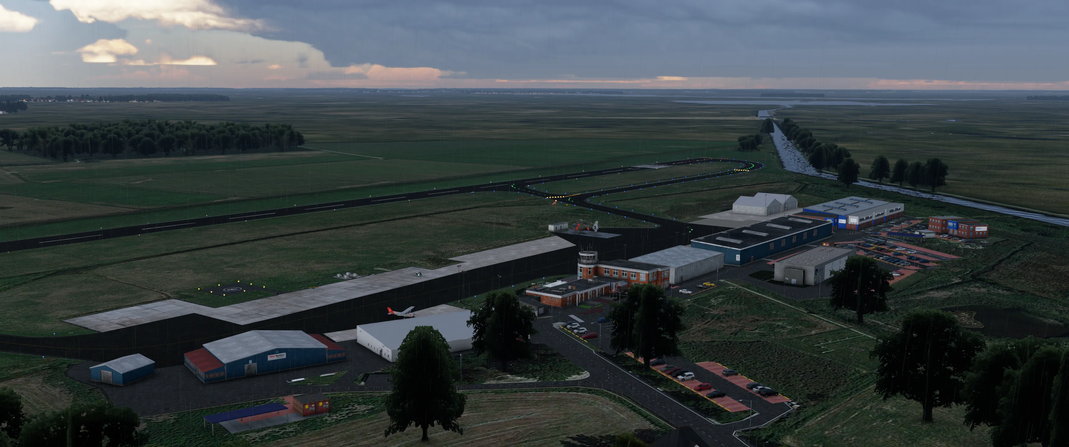 Аэропорт EDWE ( Эмден, Германия )