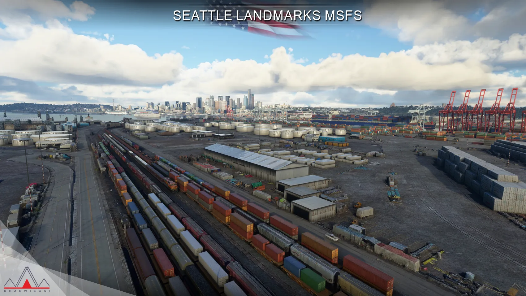 Сиэтл лендмарки, США