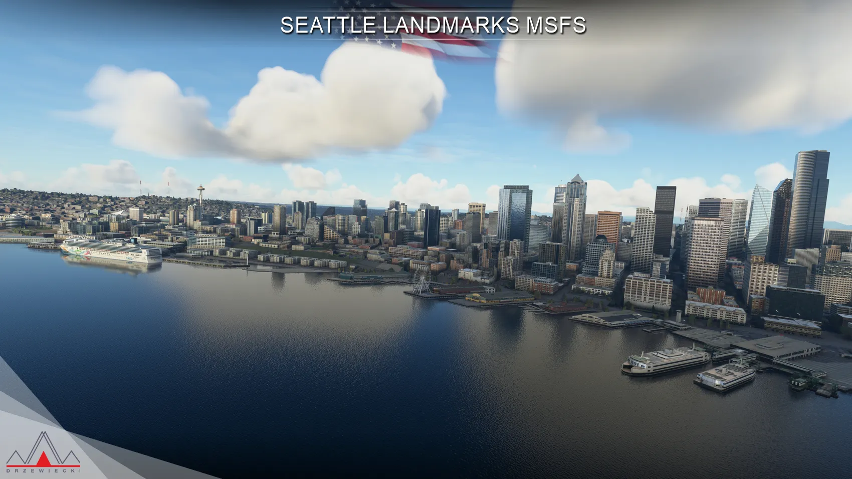 Сиэтл лендмарки, США