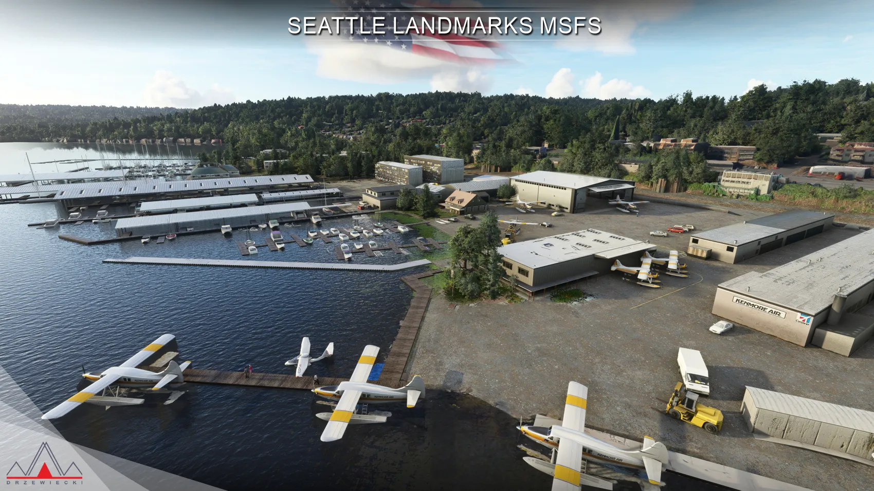 Сиэтл лендмарки, США