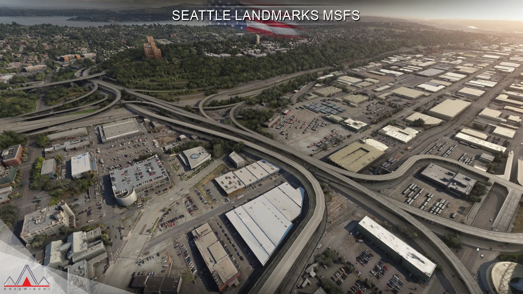 Сиэтл лендмарки, США