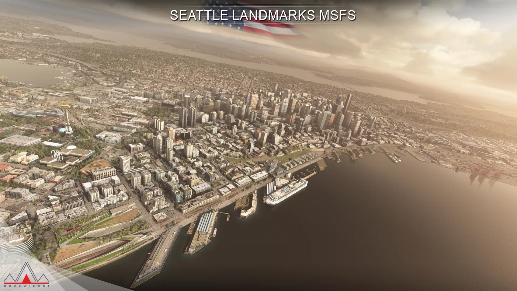 Сиэтл лендмарки, США