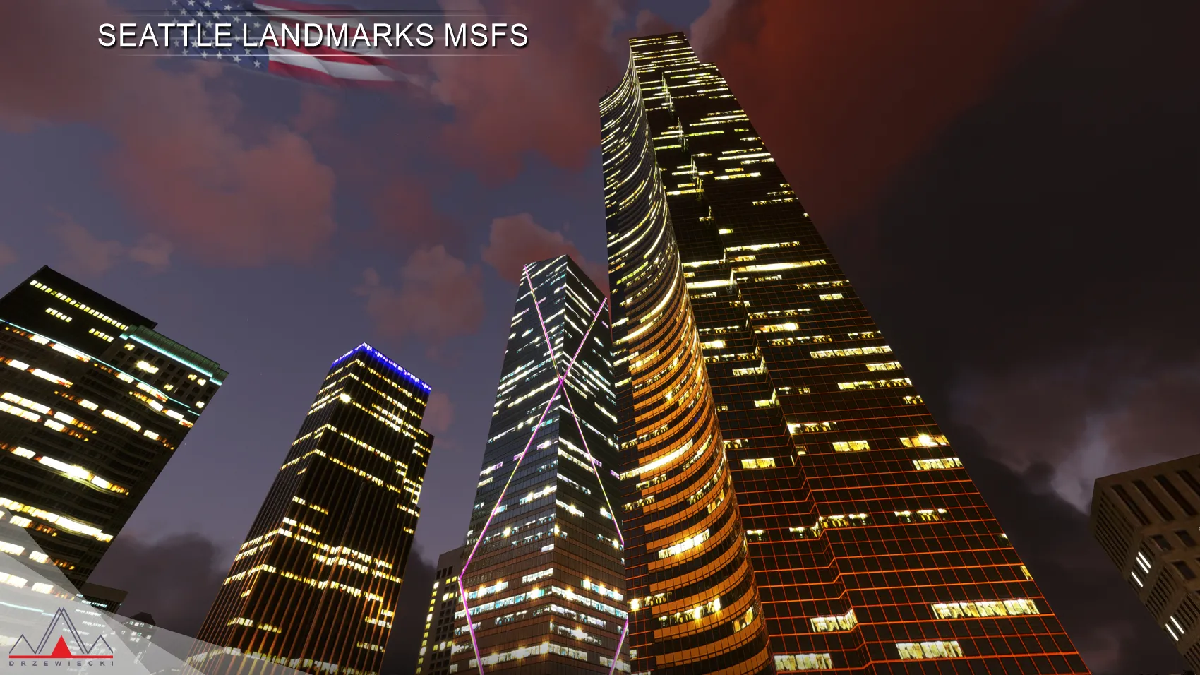 Сиэтл лендмарки, США