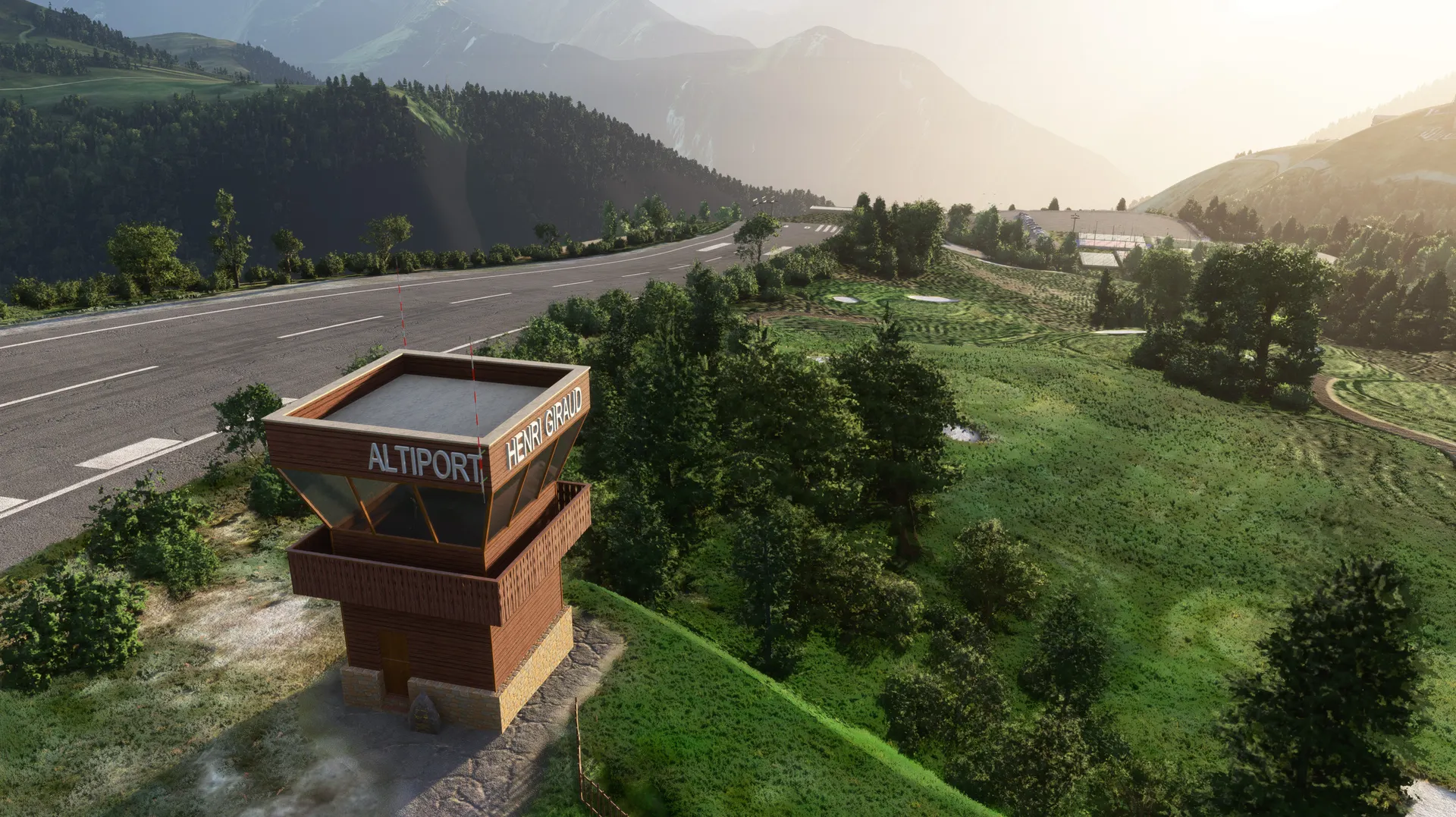 Альтипорт LFHU ( Альп-д'Юэз, Франция )