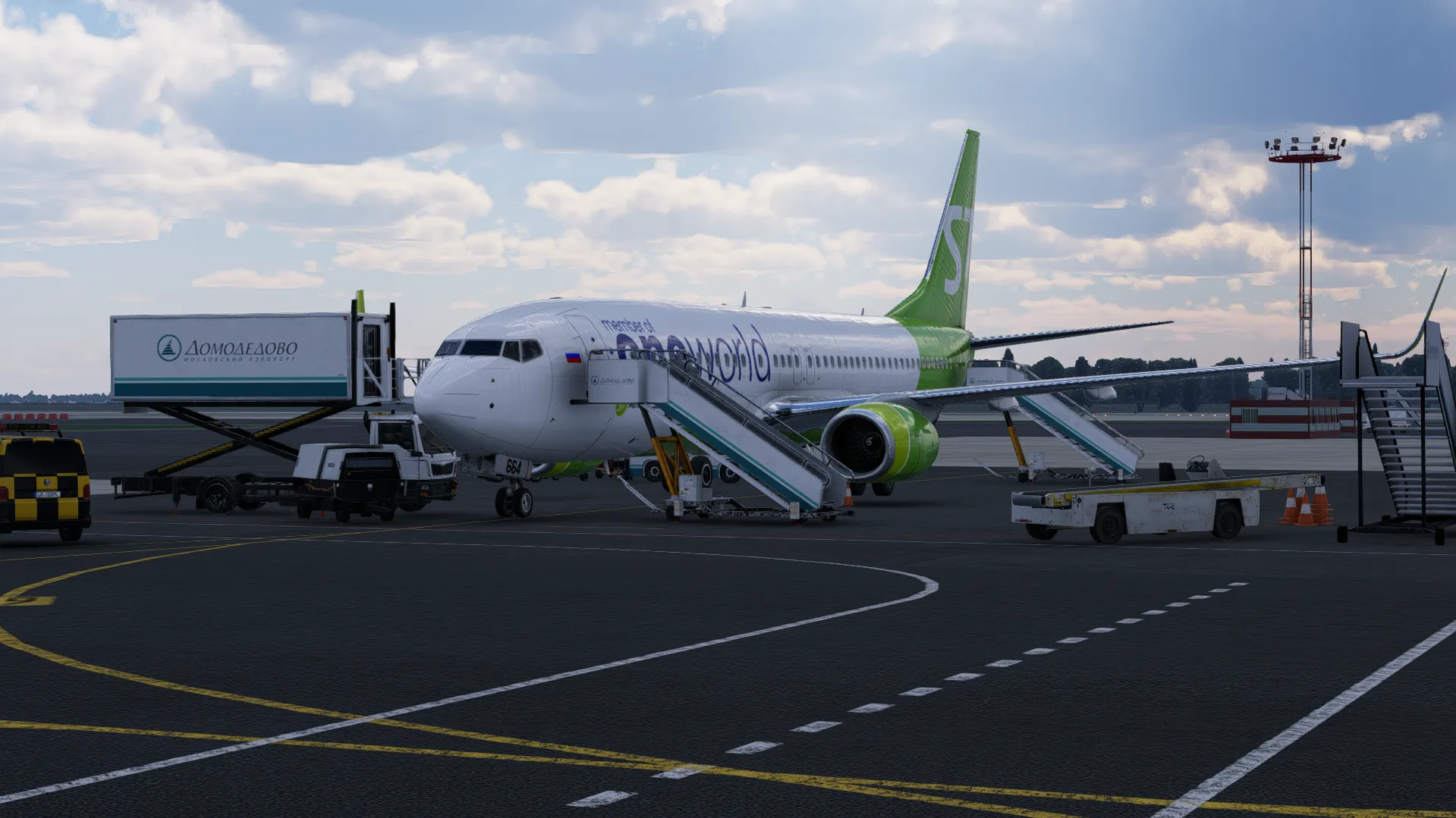 Ливреи RealOps "Домодедово Хэндлинг"