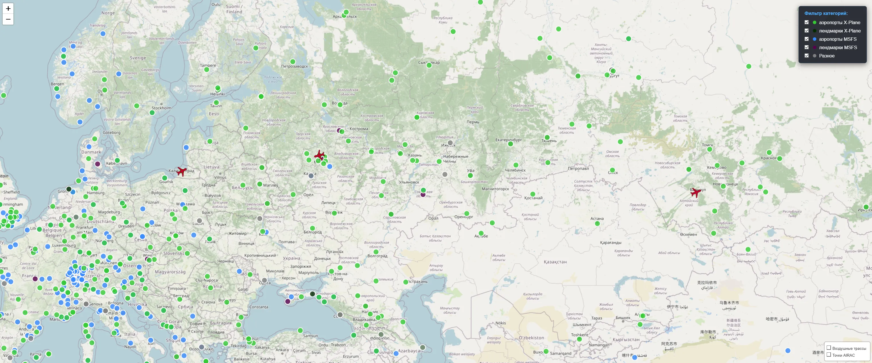 Живая карта сценариев + плагин