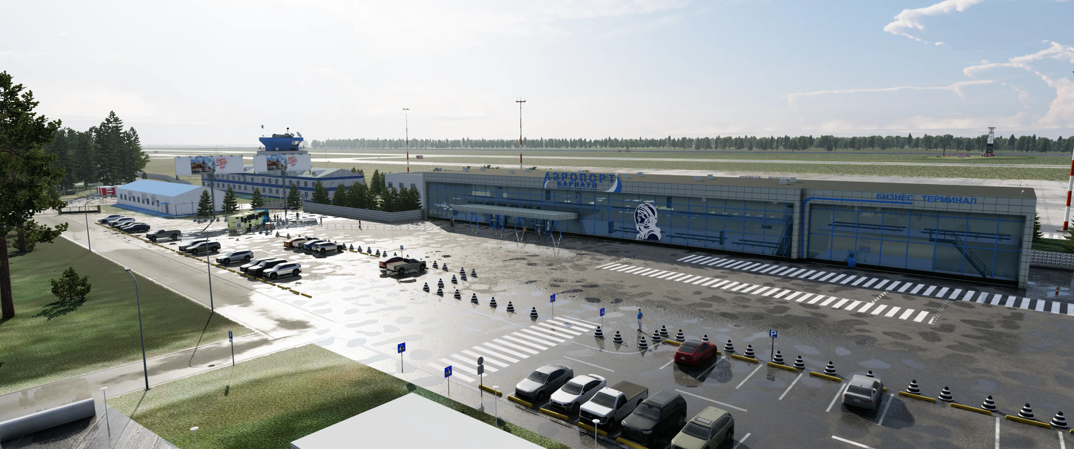 Аэропорт UNBB ( Барнаул, Россия )