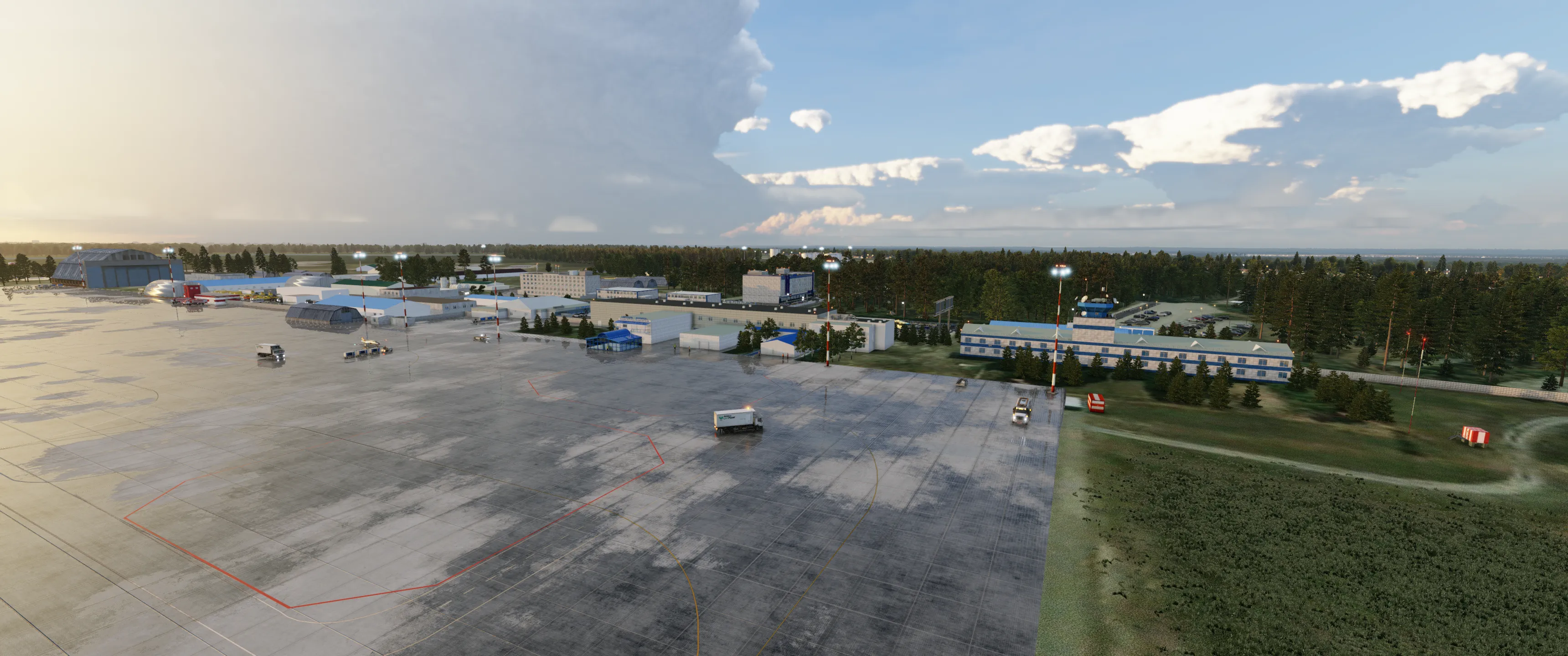 Аэропорт UNBB ( Барнаул, Россия )