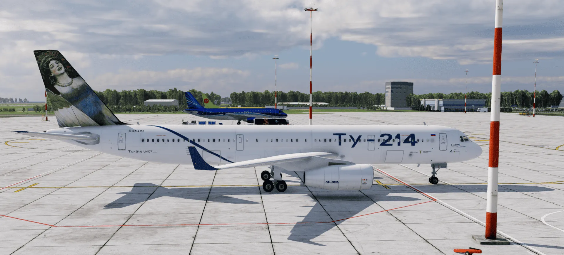 Ливрея Ту-214 ОАК 64509