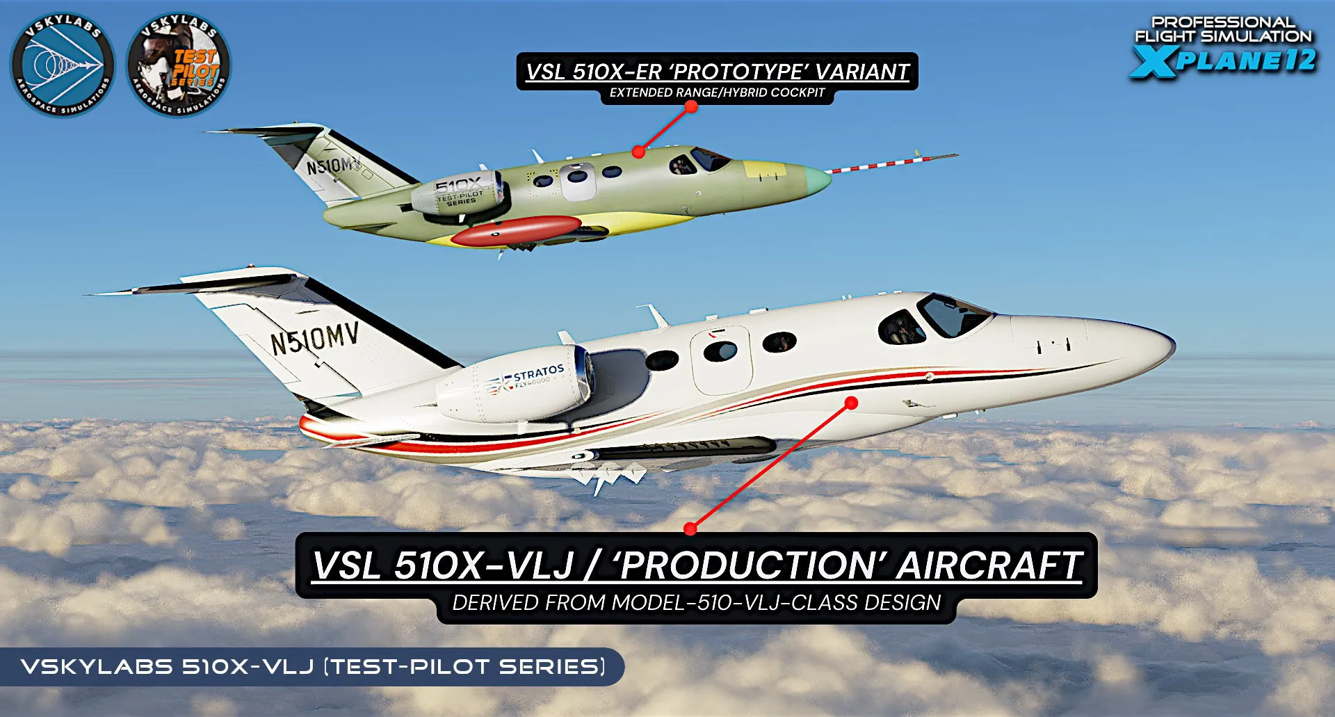 Cessna 510X-VLJ от VSKYLABS для X-Plane 12