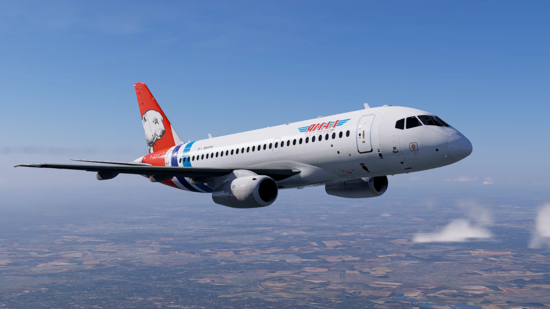 Sukhoi SuperJet-100 X-plane12