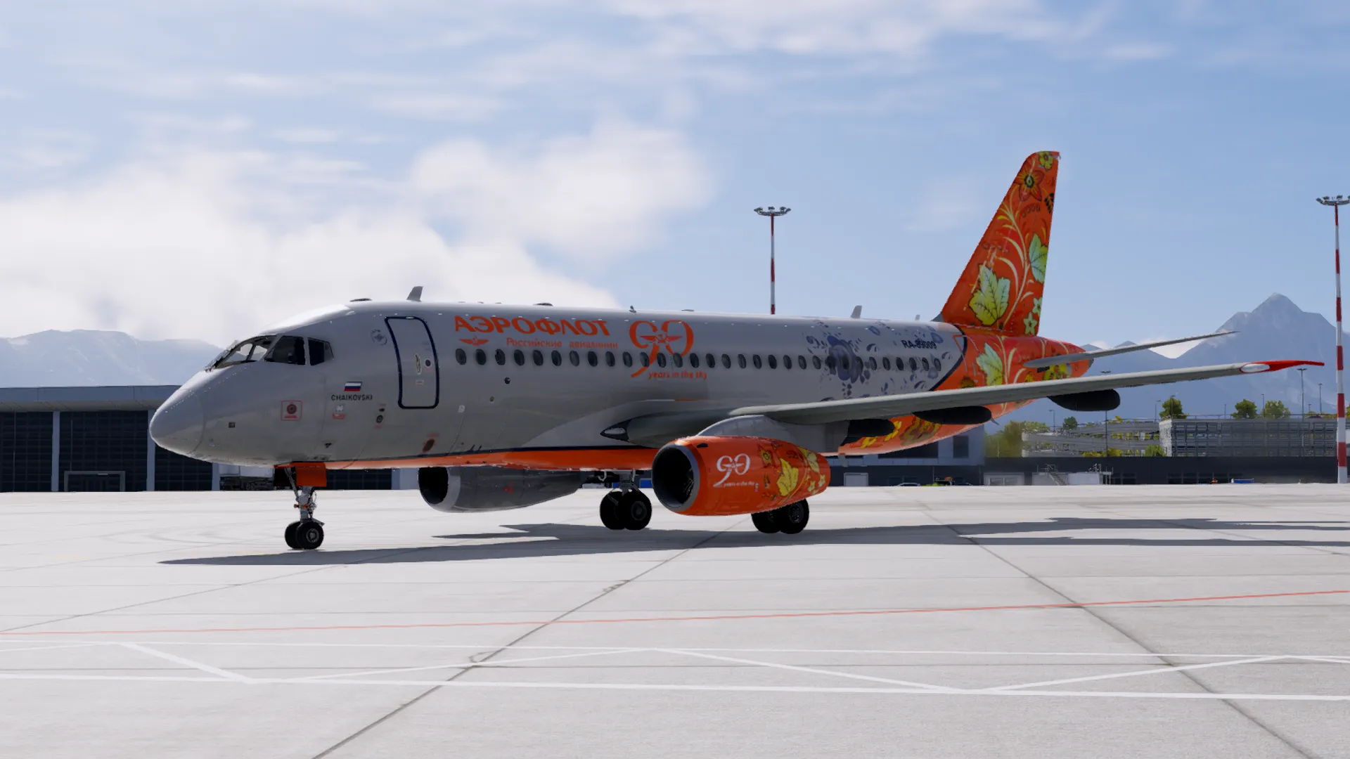 Sukhoi SuperJet-100 X-plane12
