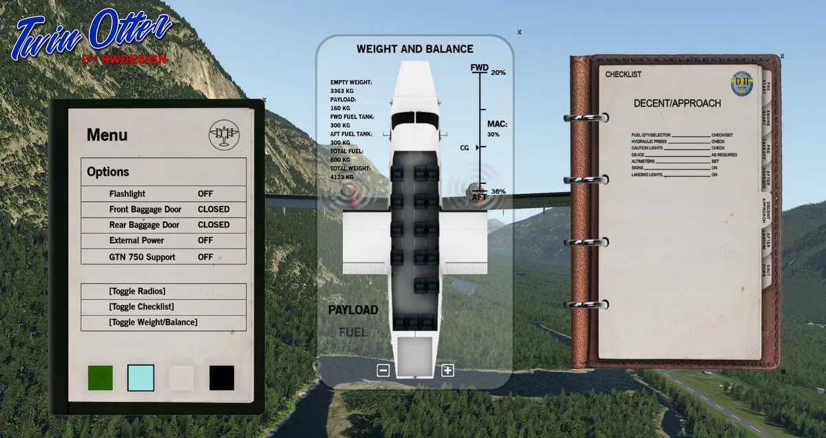 DHC-6 Twin Otter 300 Series v2 от RWDesigns для X-Plane 11/12
